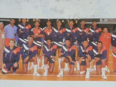 Seleção de Cuba  vice-campeã do Mundial de Volei de 1990